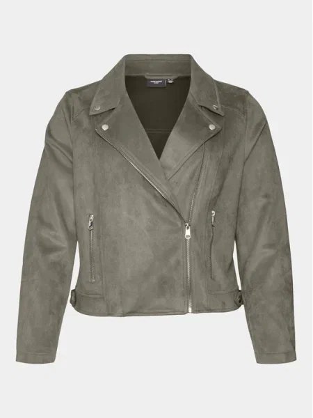 Vero Moda Curve Műbőr dzseki Jose szürke