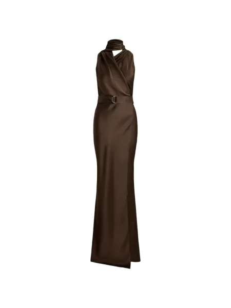 Rochie Ralph Lauren Collection fără mâneci maro