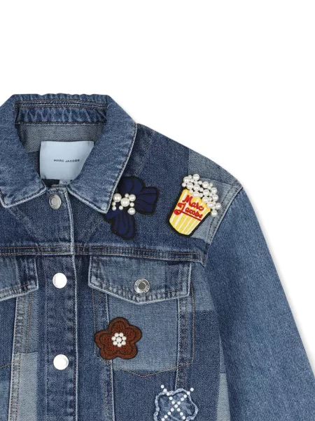 Kurtka jeansowa dziecięca Marc Jacobs niebieska