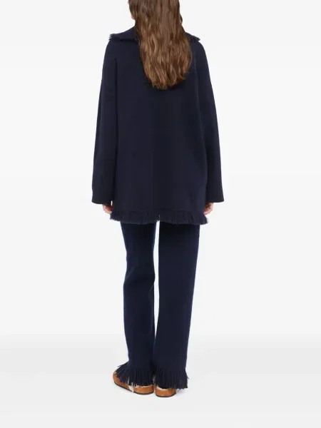Cardigan Alanui cu franjuri albastru