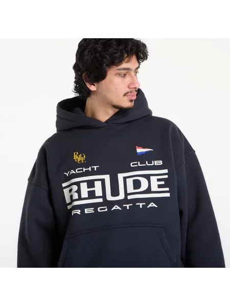Свитер Rhude с капюшоном ретро белый