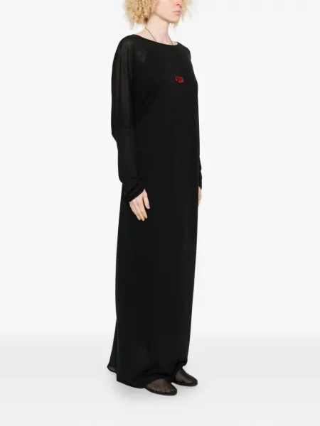 Șnur de strângere rochie maxi Ruohan lungă de costum negru