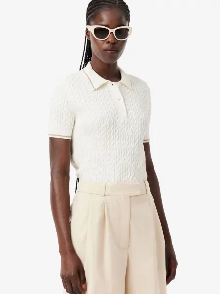Свитер Lacoste белый