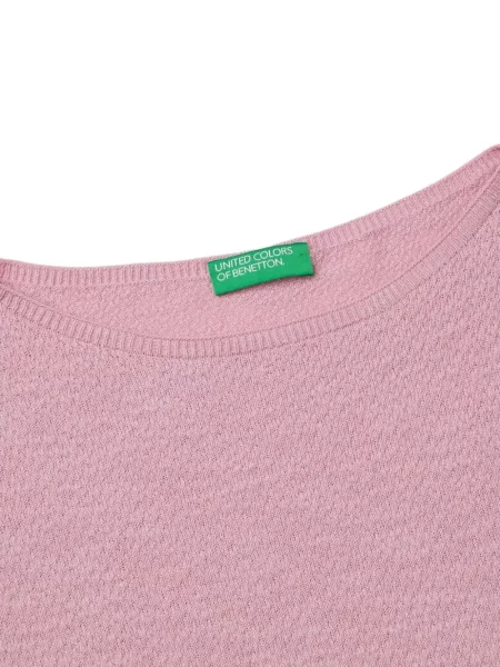 Pulover Benetton roz