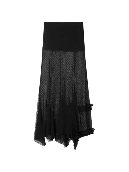 Fusta maxi Isabel Marant în linie A negru