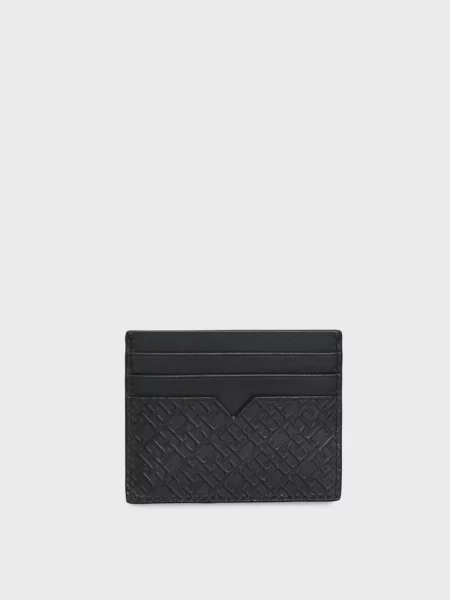Кожаный кошелек Tommy Hilfiger черный