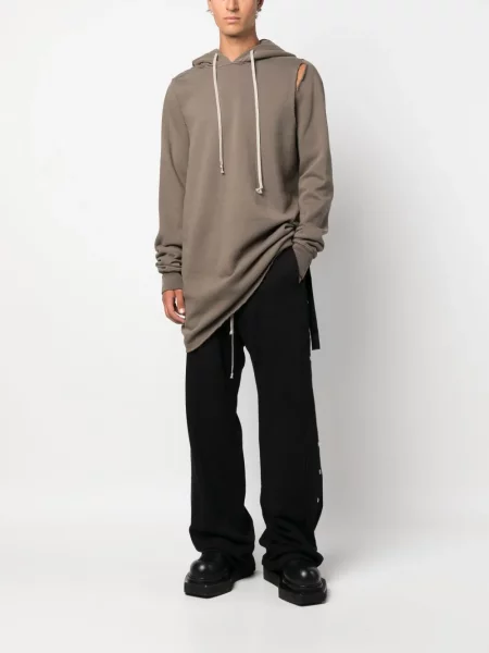 Hanorac cu glugă Rick Owens Drkshdw maro