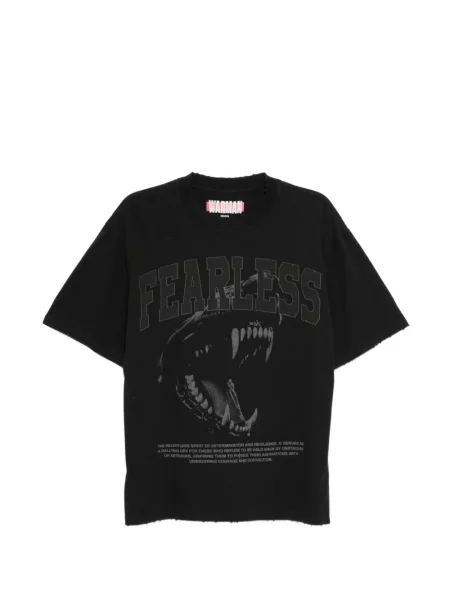 Tricou Warman cu decolteu în U negru