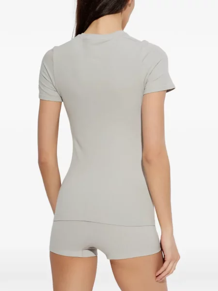 Pantaloni scurți Mm6 Maison Margiela tricotate gri
