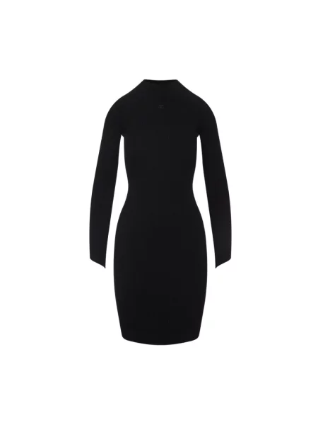 Sukienka mini Courreges czarna