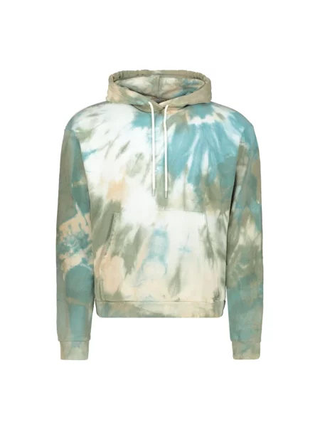 Tie dye bluza z kapturem John Elliott wiązana