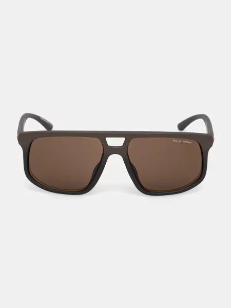Солнцезащитные очки Armani Exchange коричневые