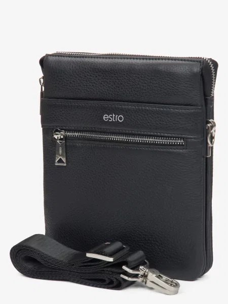 Кожаная сумка Estro черная