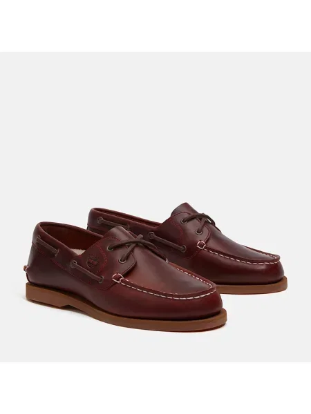 Timberland mokasyny skórzane Classic Boat Boat brązowe