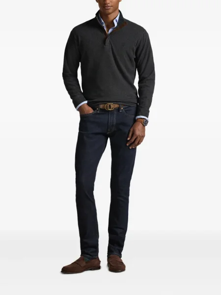 Șapcă Polo Ralph Lauren cu model herringbone din țesătură twill cu imagine albastru