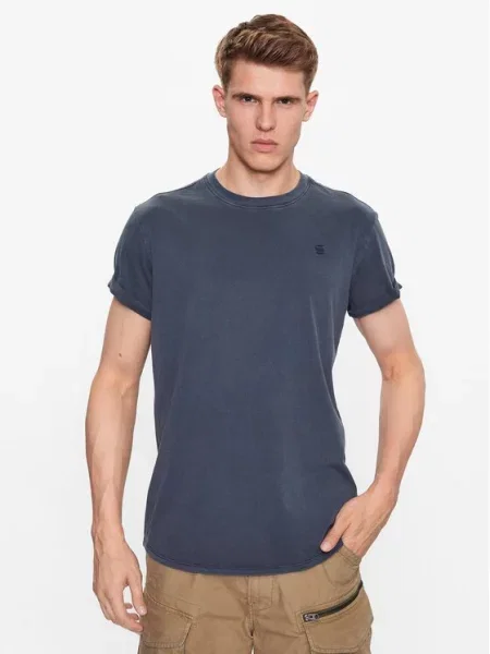 T-Shirt G-Star Raw μπλε