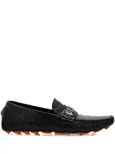 Pantofi loafer Philipp Plein din piele negru