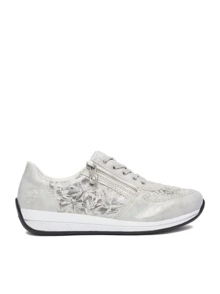 Rieker Sneakersy Srebrny