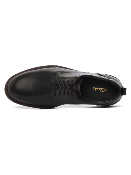 Pantofi derby Clarks negru