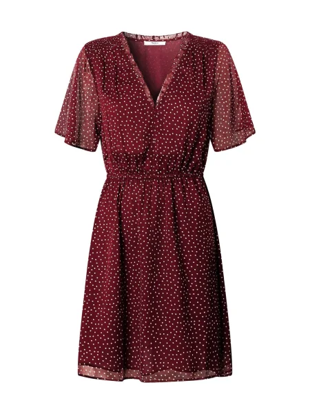 Pepe Jeans Rochie MARIUS roşu închis alb