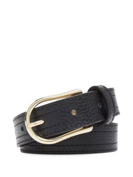 Cu centură curea Lancel din piele negru