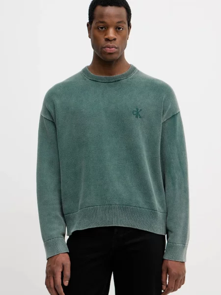 Calvin Klein Jeans pulover de verde