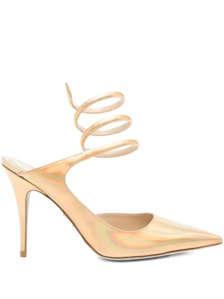 Pantofi cu toc Rene Caovilla galben