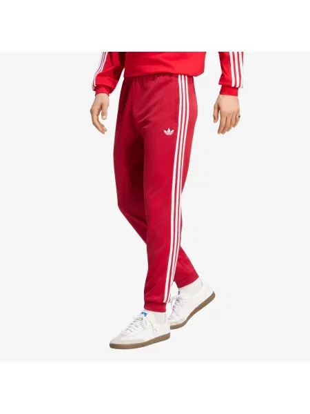 Pantaloni de trening adidas Sst Tracksuit Pants Team Victory Red S alb