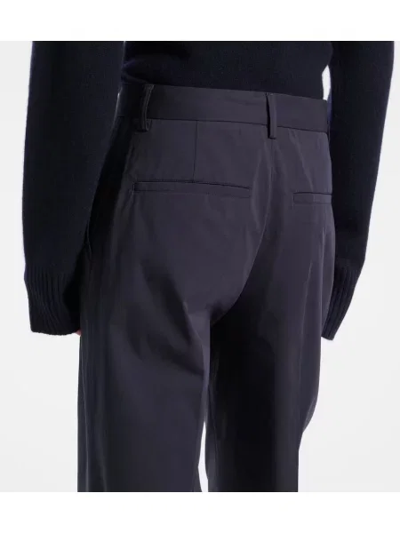 Pantaloni Toteme cu talie înaltă albastru
