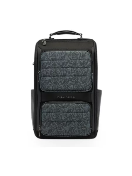 Torba na laptopa Piquadro skórzana wodoszczelna niebieska
