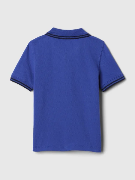 Поло тениска Gap синьо