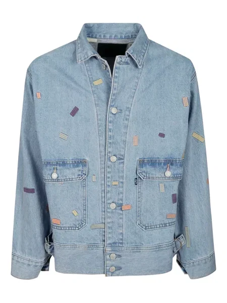 Svetr Levi's s kulatým výstřihem modrý