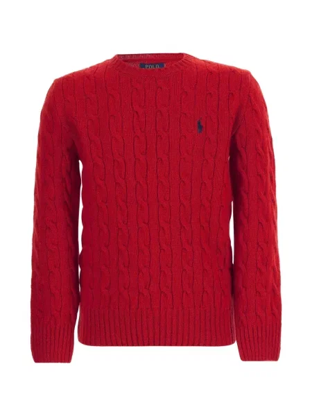 Sweter dziecięcy Polo Ralph Lauren czerwony