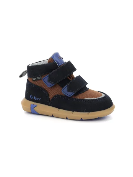 Sneakersy dziecięce KICKERS JUNIBO niebieskie