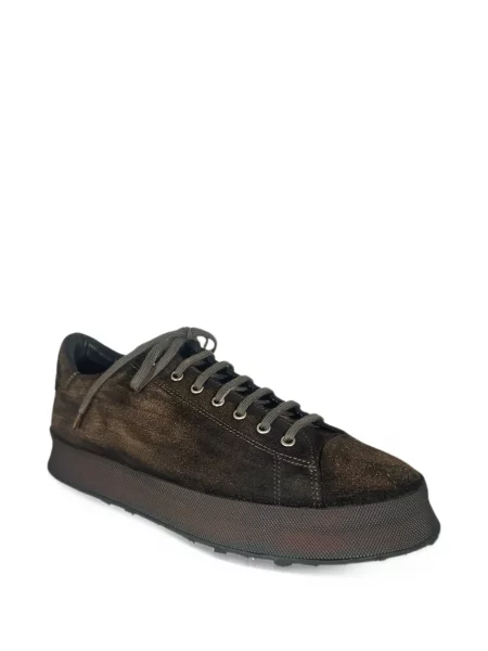 Sneakerși Shoto cu platformă maro