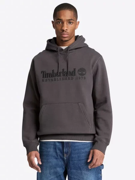 TIMBERLAND Mikina čokoládová čierna