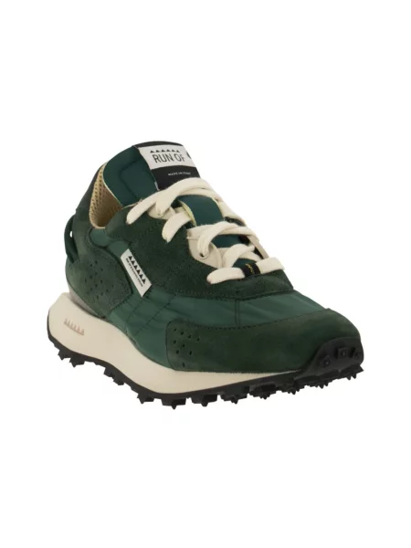 Buty do biegania Run Of zamszowe do biegania zielone