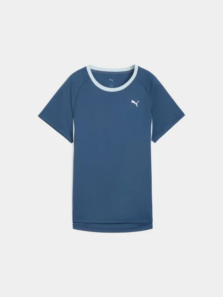 Футболка спортивна PUMA Run Velocity Tee W poly комбінований верх синій