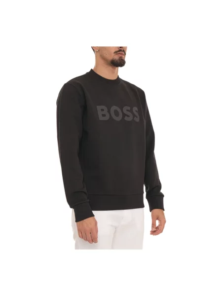 Bluza nierozpinana Boss czarna
