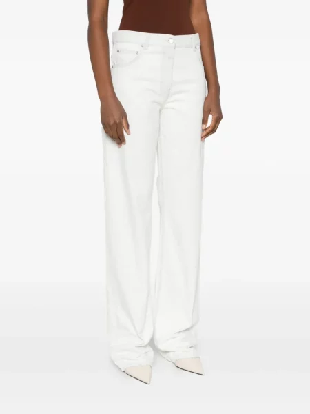 Blugi drepți Calvin Klein Collection alb