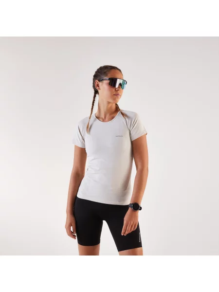 Koszulka do biegania Kiprun Run Comfort slim biała