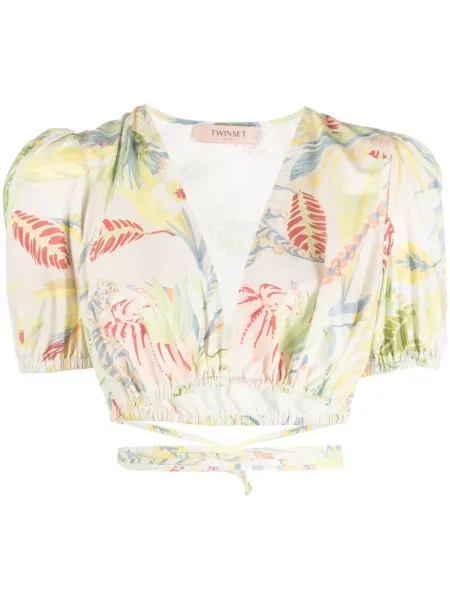 Cropp top Twinset cu model floral cu imagine