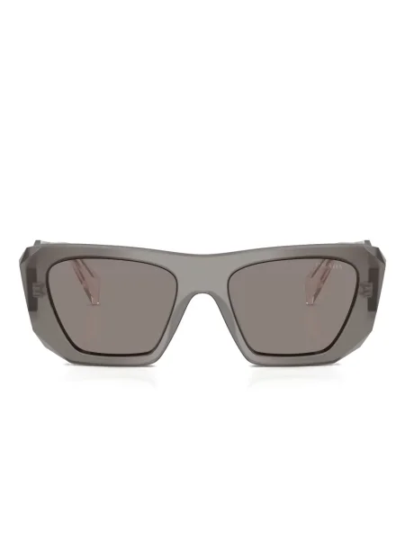 Ochelari de soare Prada Eyewear cu imprimeu geometric gri