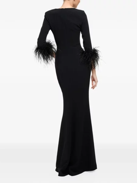 Maksi haljina Elie Saab crna