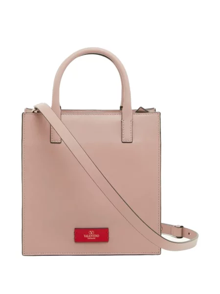 Geantă shopper Valentino Garavani roz