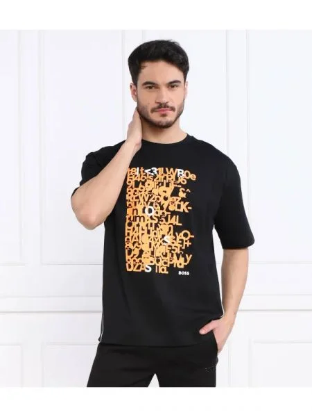 BOSS GREEN Tricou Tee 5 negru