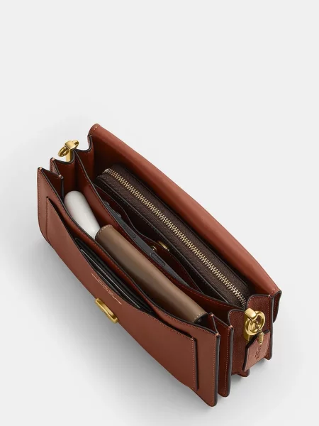 Кожаная сумка Coach