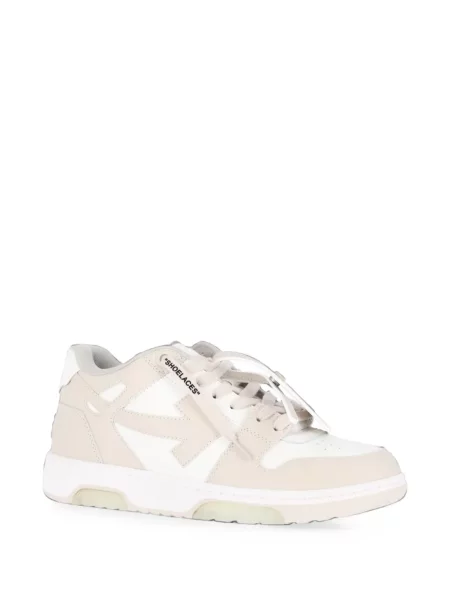 Sneakerși Off-white business alb