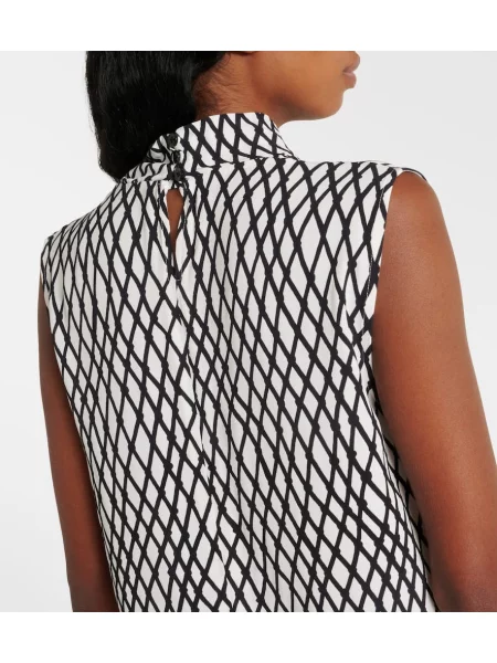Top Proenza Schouler cu imagine alb