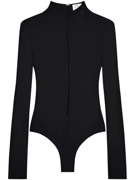 Bodi Courreges od jersey crna